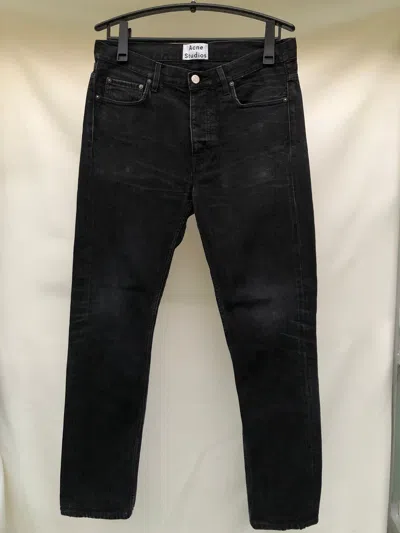 Pre-owned Acne Studios Town Black River Jeans 32