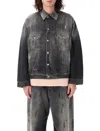 Acne Studios Robert U Oversized Organic Denim Jacket In Black Wash