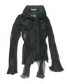 Acne Studios Translucent Blouse In Black