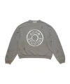 Acne Studios Printed Logo Sweater In Gray