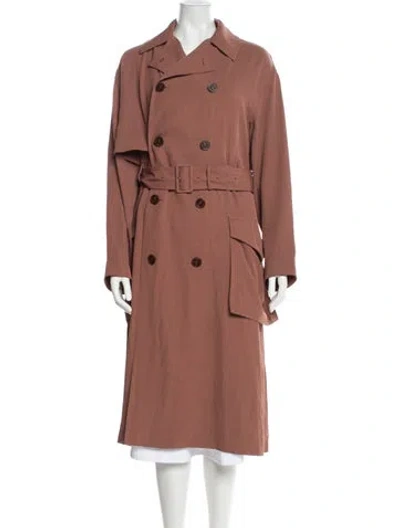 Pre-owned Acne Studios Trench Coat In Brown