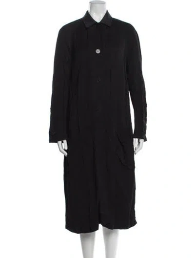 Pre-owned Acne Studios Trench Coat In Gray