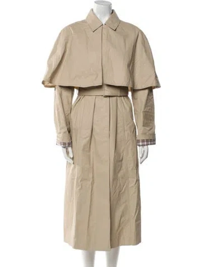 Pre-owned Acne Studios Trench Coat In Neutral