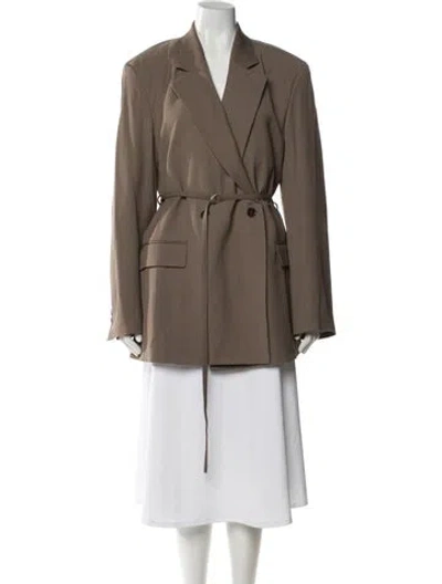 Pre-owned Acne Studios Trench Coat In Neutral