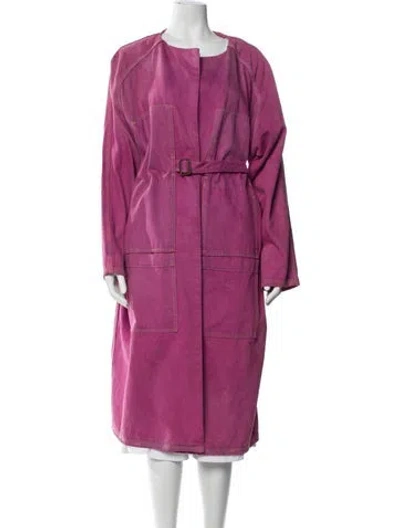 Pre-owned Acne Studios Trench Coat In Pink