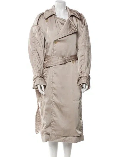 Pre-owned Acne Studios Trench Coat W/ Tags In Neutral