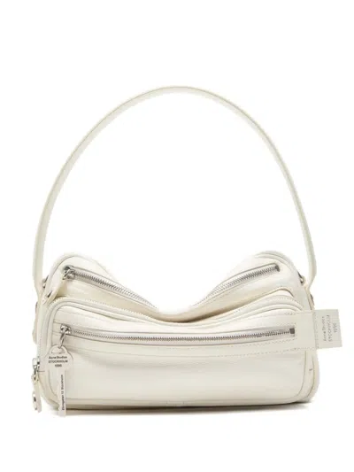 ACNE STUDIOS 三拉链皮质单肩包