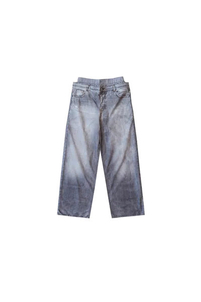 Acne Studios Tromp Loeil Pants Grey In Black