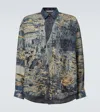 Acne Studios Printed Button-up Shirt In Multi