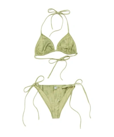 ACNE STUDIOS TROMPE L'OEIL-PRINT BIKINI