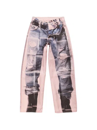 ACNE STUDIOS ACNE STUDIOS TROMPE L'OEIL PRINT TROUSERS