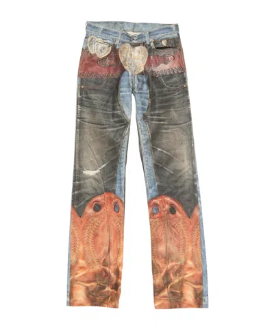 ACNE STUDIOS ACNE STUDIOS TROMPE LOEIL STRAIGHT-LEG JEANS