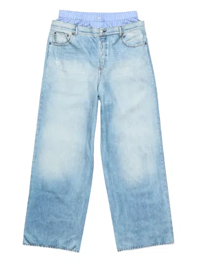 ACNE STUDIOS TROMPE L'OEIL TROUSERS