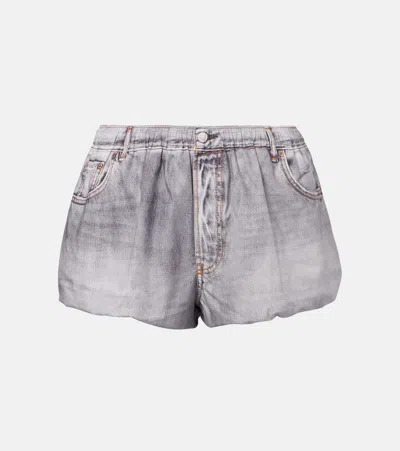 Acne Studios Trompe L'ail Cotton Shorts