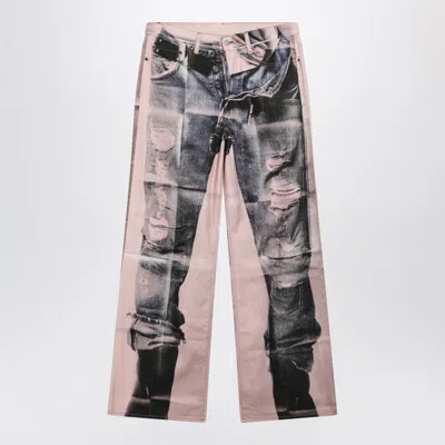 ACNE STUDIOS ACNE STUDIOS TROMPE-L'ŒIL JEANS - 1981 PINK / BLUE