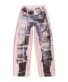 Acne Studios Panelled Denim Jeans In Multi