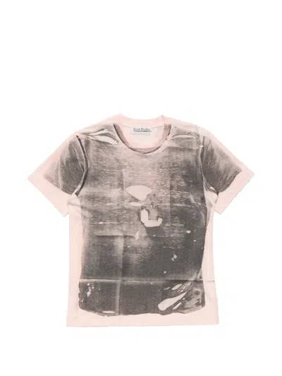 Acne Studios Tromp-l'œil T-shirt In Black
