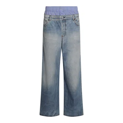 Acne Studios Trousers In Blue