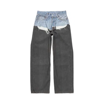 Pre-owned Acne Studios Trousers 'blue/black' | Women's Size Xl