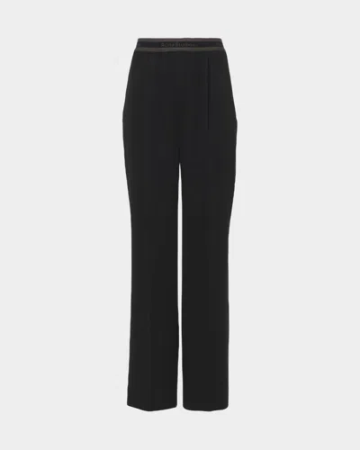 Acne Studios Byxor Logo Tape Svart