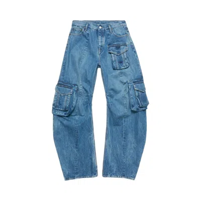 Pre-owned Acne Studios Trousers 'mid Blue' | Women's Size 36