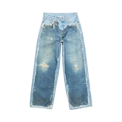 Pre-owned Acne Studios Trousers 'mid Blue' | Women's Size L