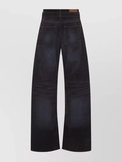 ACNE STUDIOS TROUSERS WITH WIDE LEG AND BELT LOOPS
