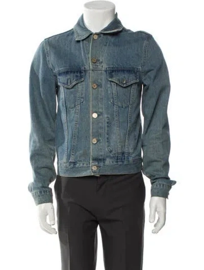 Pre-owned Acne Studios Trucker Jacket In Blue