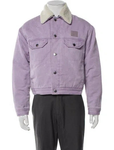 Pre-owned Acne Studios Trucker Jacket In Purple
