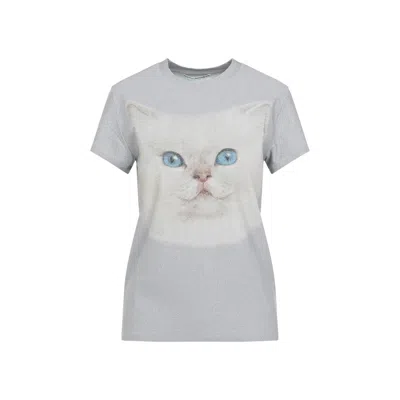 Acne Studios Printed T-shirt In Blue