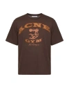 Acne Studios T-shirt Brown Size Xl Cotton In Brown