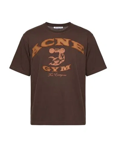 Acne Studios T-shirt Brown Size Xl Cotton