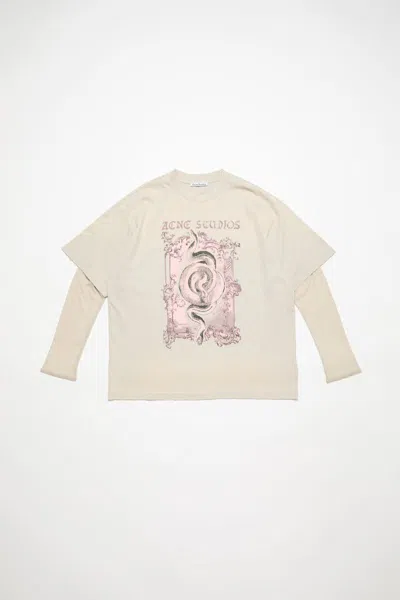 Acne Studios Tshirt In Faded Grey