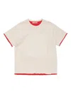 Acne Studios Embossed-logo Organic-cotton T-shirt In White