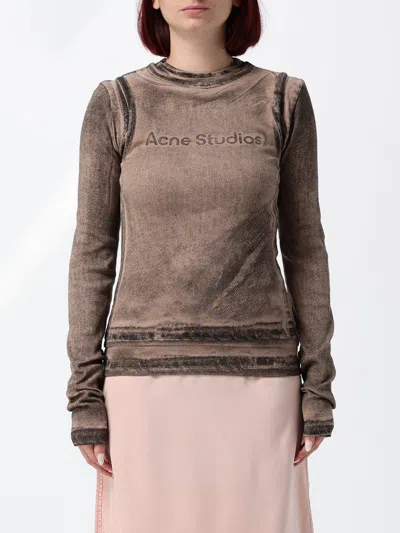 Acne Studios T-shirt Woman Color Orange In 橙色