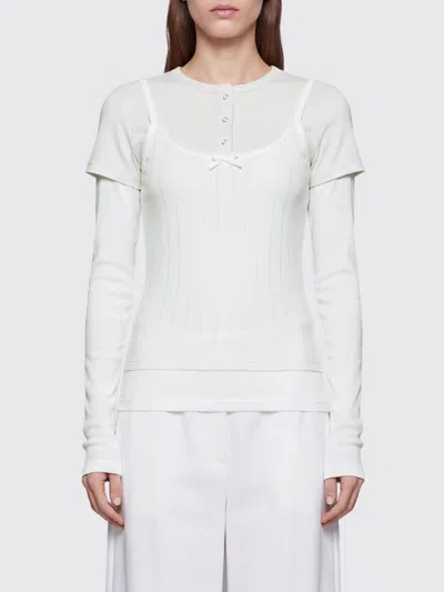 Acne Studios T-shirt Woman Color White