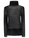 Acne Studios Wool Blend Turtleneck In Anthracite Grey