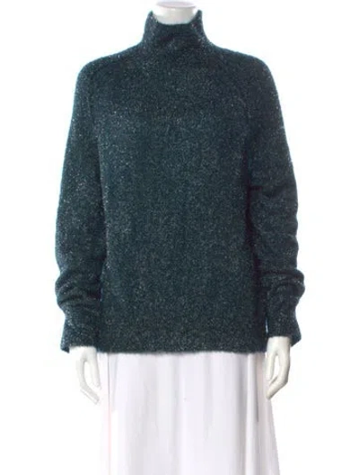 Pre-owned Acne Studios Turtleneck Sweater In Green
