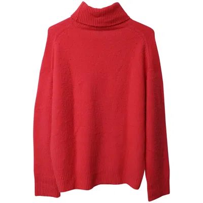 Pre-owned Acne Studios Turtleneck Sweater In Pink Wool In Red