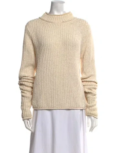 Pre-owned Acne Studios Turtleneck Sweater In Neutrals