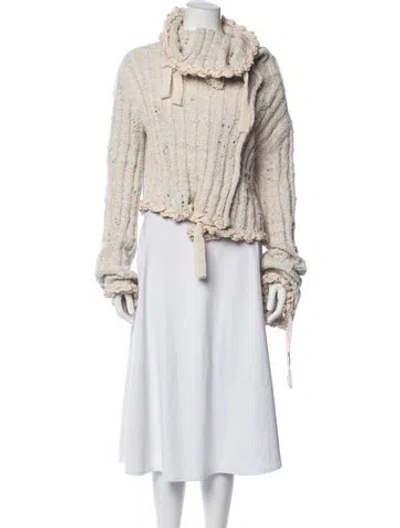 Pre-owned Acne Studios Turtleneck Sweater In Neutrals