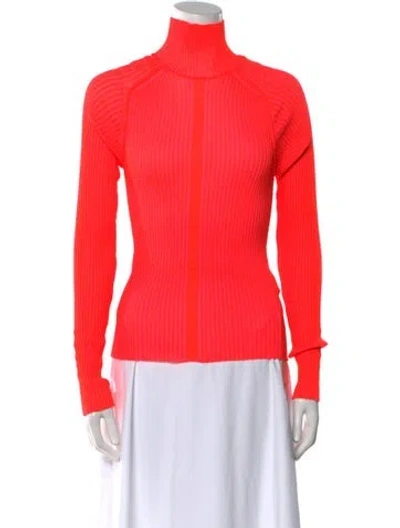 Pre-owned Acne Studios Turtleneck Sweater In Orange