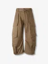 Acne Studios Twill Cargo Pants In Brown