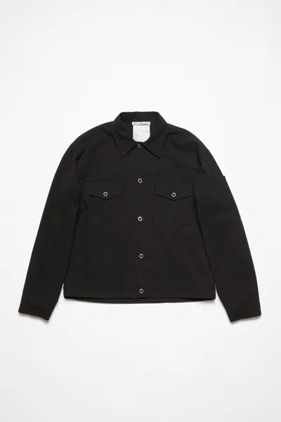 Acne Studios Twill Jacket In Black
