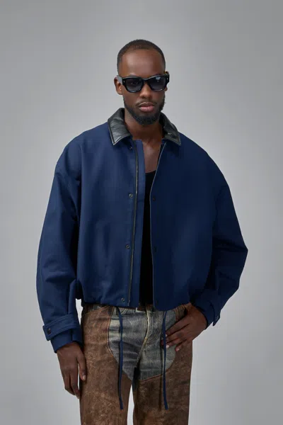 Acne Studios Twill Jacket In Gold
