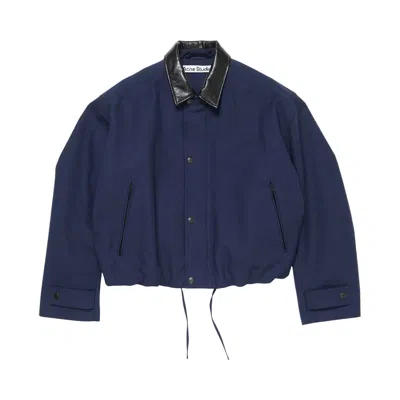 Pre-owned Acne Studios Twill Jacket 'navy' | Blue | Men's Size 46