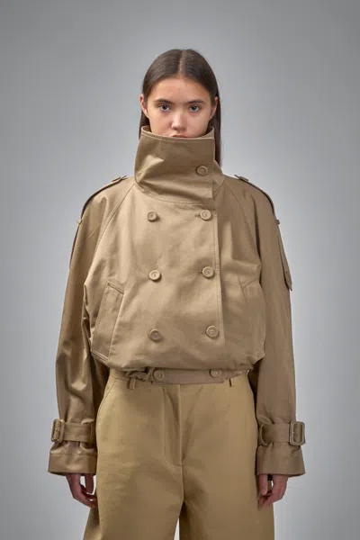 Acne Studios Twill Jacket In Sand