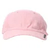 Acne Studios Twill Logo Baseball Cap In Pink Cotton In Pink