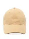 Acne Studios Twill Logo-embroidered Cap In Neutral