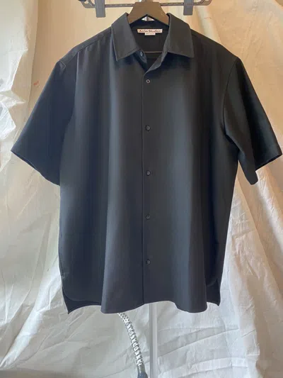 Pre-owned Acne Studios Twill Short Sleeve Button Up